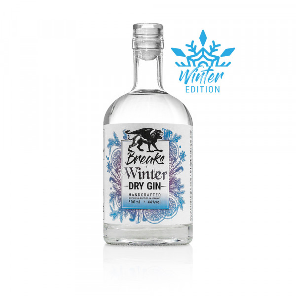 BRAEKS Gin Winter Edition 50ml Mini Flasche - Probiergröße