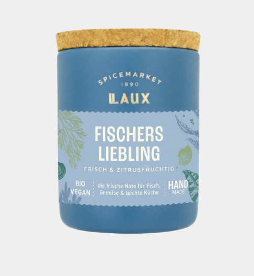 Fischers Liebling Gewürzmischung mit Dill und Zitrone im Keramiktopf 90g