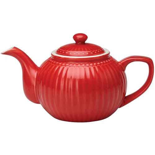 Greengate Alice Teekanne 1,0 L red
