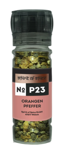 Orangenpfeffer Gewürzmühle