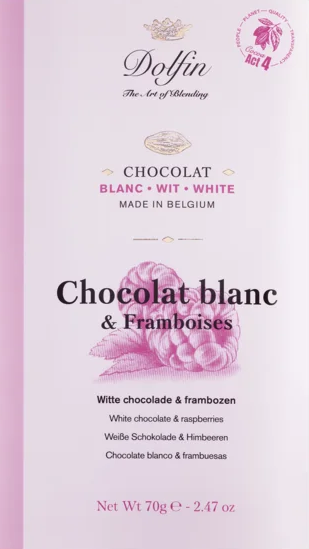 Dolfin Chocolat blanc & Framboise