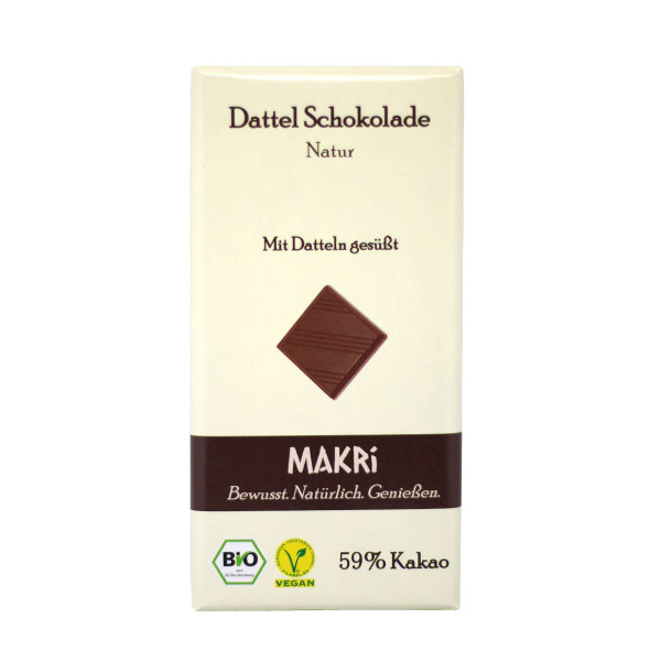 MAKRI Dattel Schokolade Natur 59%