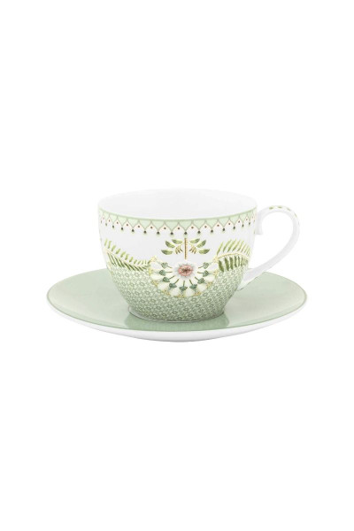 PIP Cappuccinotasse Lily & Lotus Light green 280 ml