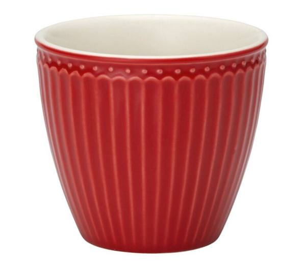Greengate Latte Cup Alice ohne Henkel red