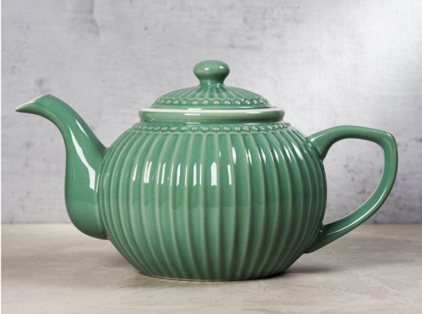 Greengate Alice Teekanne 1,0 L dusty green