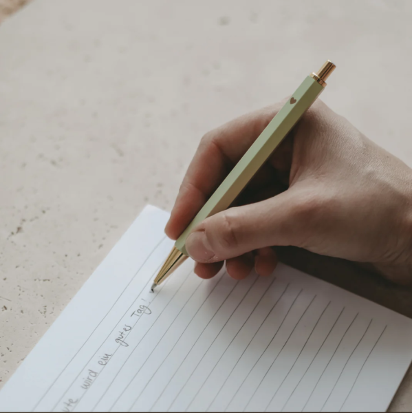 Eulenschnitt Kugelschreiber Matcha