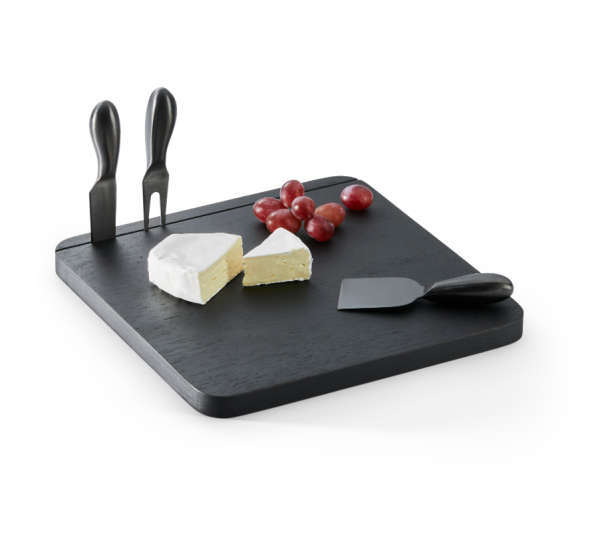 Käsebrett mit 3 Messern Fromage