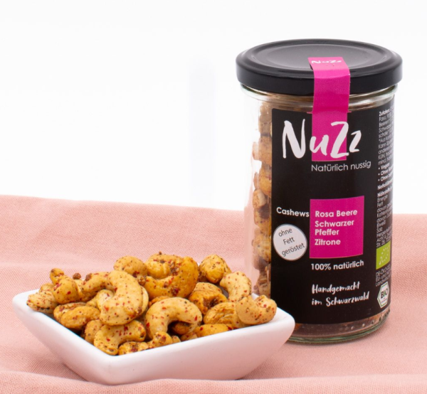 Nuzz Bio Cashews Rosa & Schwarzer Pfeffer Zitrone