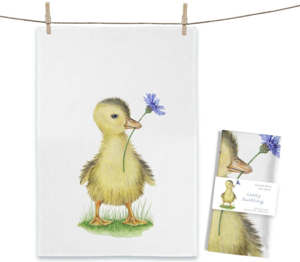 Maluu Geschirrtuch Lovely Duckling