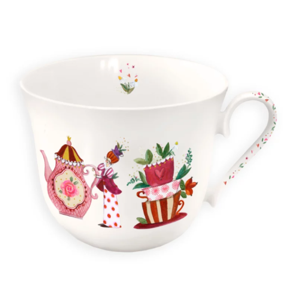 Porzellantasse Wunderland Teatime