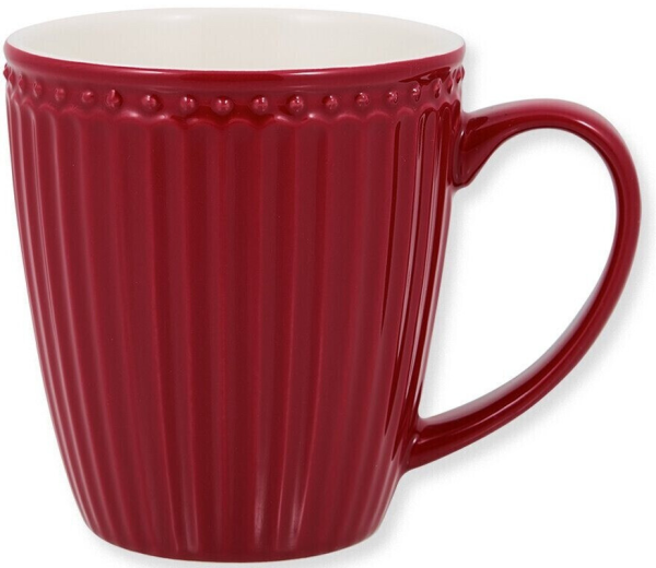 Greengate Becher Alice mit Henkel claret red