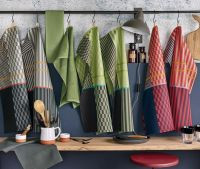 Sander Geschirrtuch Chef Santa Grün-Rot