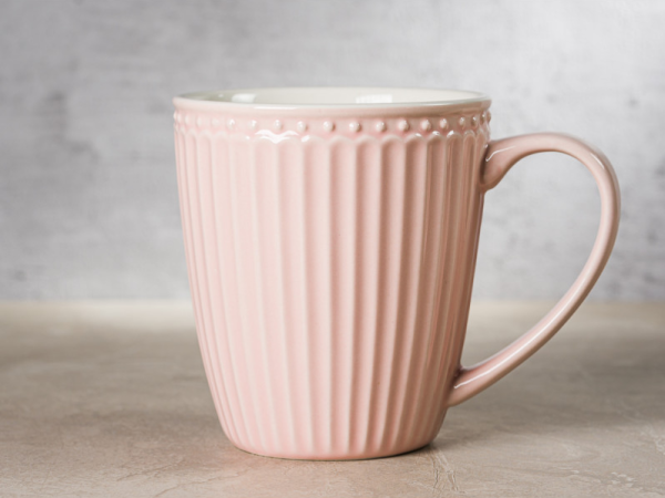 Greengate Becher mit Henkel pale pink