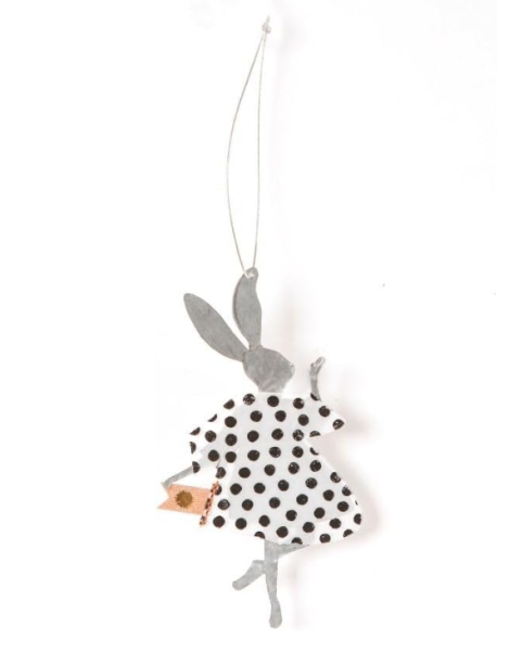 Mini Wunschhasen schwarze Punkte