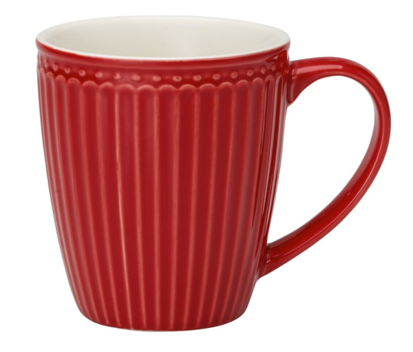 Greengate Becher Alice mit Henkel red