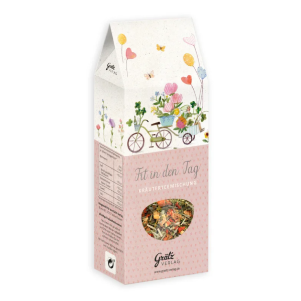 Tee Fit in den Tag Kräutertee Auf ins Glück