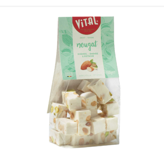 Vital Nougat Mandel mit Pistazie 150g
