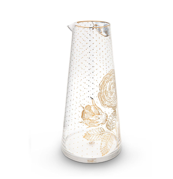 PIP Wein- oder Wasserkaraffe Golden Flower 1,7 ltr