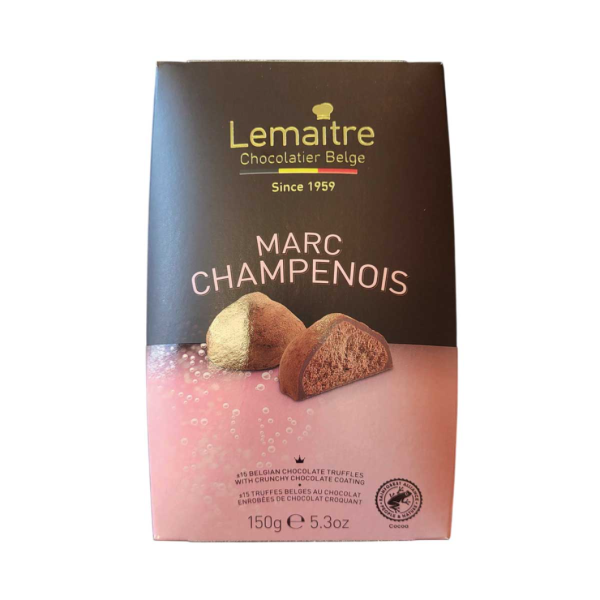 Lemaitre Kakaokonfekt Marc de Champagne 150g