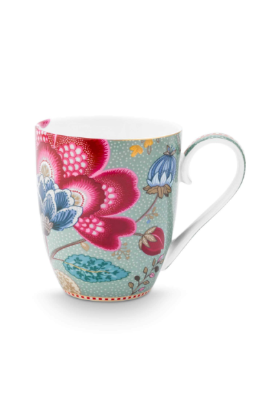 PIP Becher XL Blooming Tales Fantasy blue 450ml