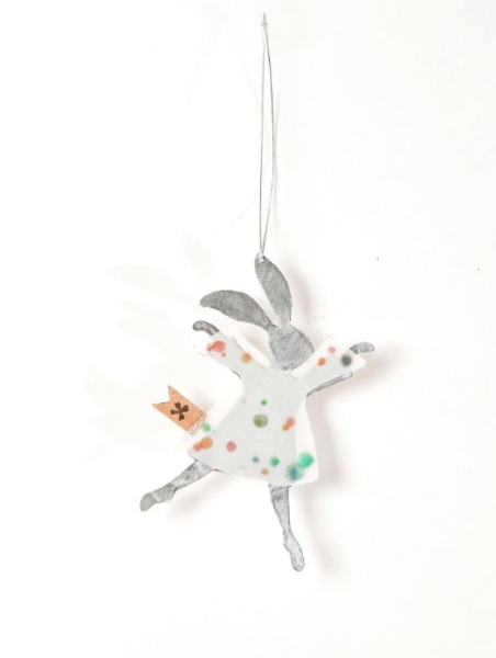 Mini Wunschhase bunte Punkte